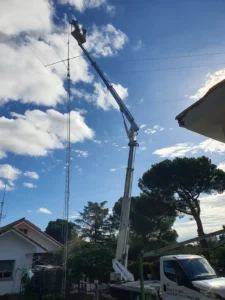 Reparación de antena